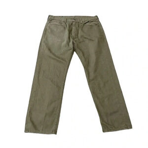 Levi’s 505 Men’s KhakiGreen 5 pocket Pants Size 38x30 GUC